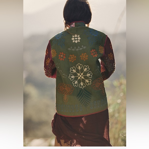 ZARA NWT EMBROIDERED JACKET 🌸 - Picture 6 of 9